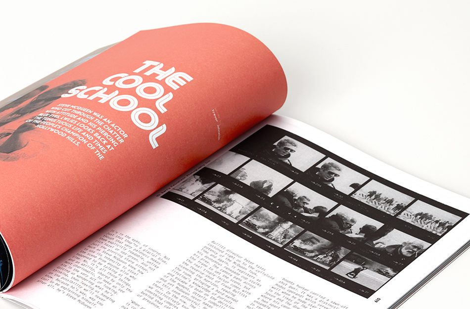 Editorial design Steve McQueen